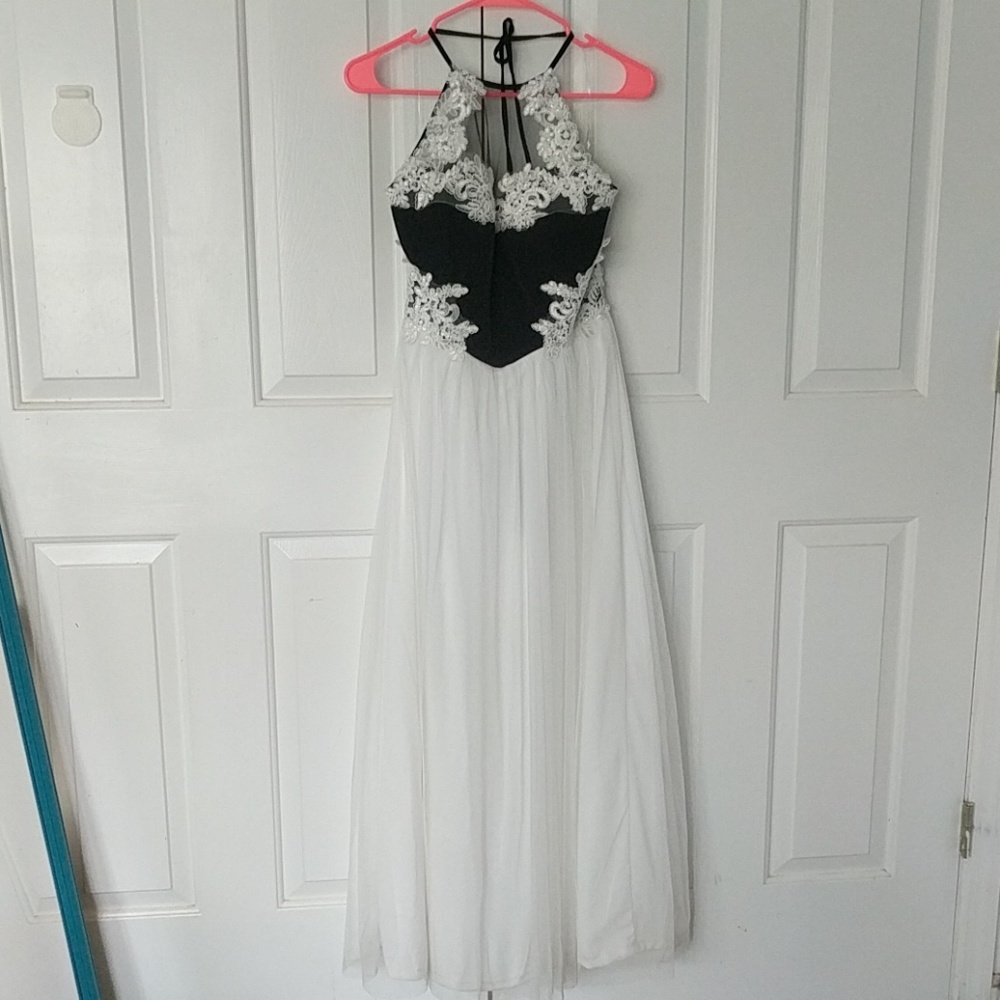 ANY OFFER ACCEPTED!!!  High neck lace prom formal dress